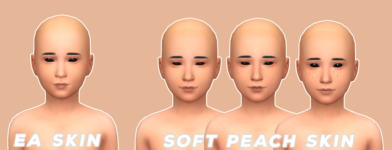 sims 4 soft peah skin blend female